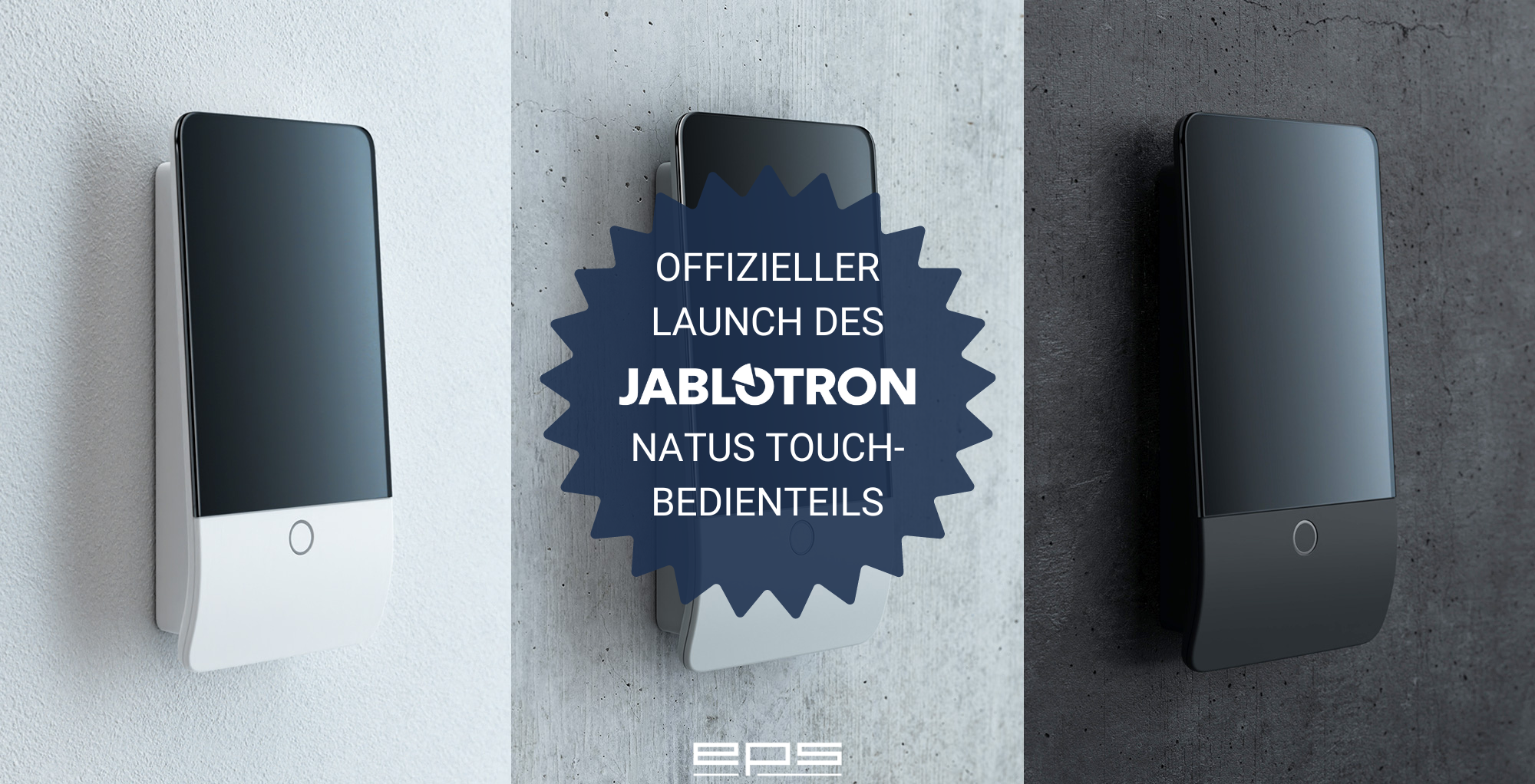 Offizieller Launch des JABLOTRON Natus Touch-Bedienteils